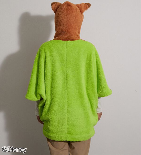 BELLUNA（ベルーナ）の「＜Ｄｉｓｎｅｙ＞【ズートピア（ニック）】両面ボアポンチョ（パジャマ・ルームウェア）」｜詳細画像