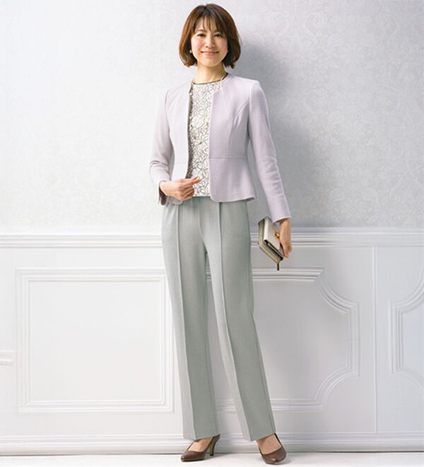 ルフラン（ルフラン）の「【３本組】日本製すっきり見えのフレアーパンツ（フルレングスパンツ）」｜詳細画像