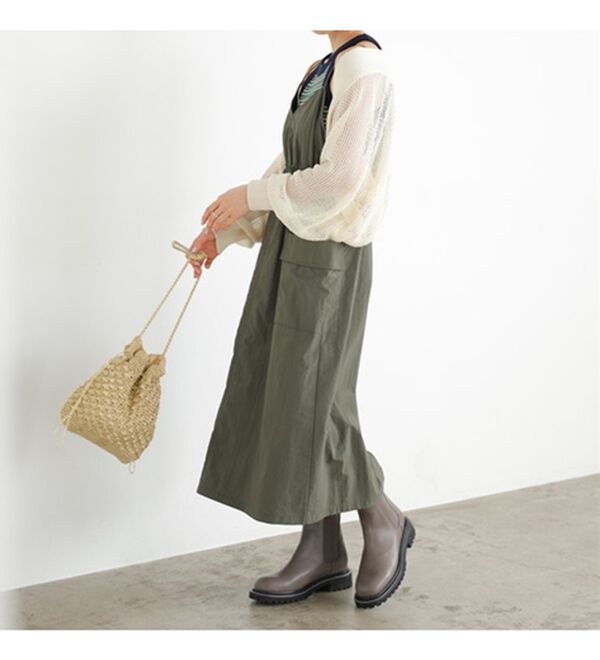 GeeRA（ジーラ）の「ミリタリーナイロンジャンパースカート（ロングスカート）」｜詳細画像