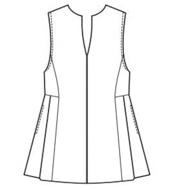 BELLUNA（ベルーナ）の「色褪せにくい黒！ジレセットアップ（セットアップ）」｜詳細画像