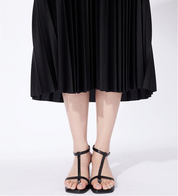 BELLUNA（ベルーナ）の「バックリボン使いプリーツキャミワンピース（その他ワンピース）」｜詳細画像