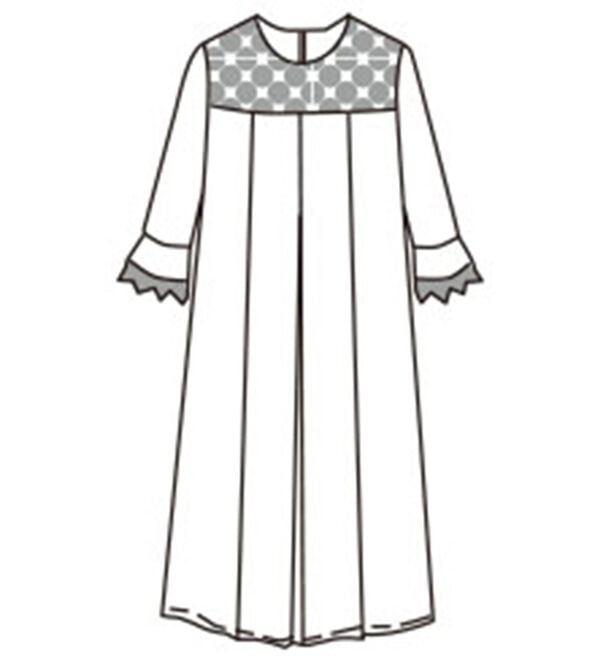 ルフラン（ルフラン）の「お得なフォーマルシフォンワンピース（ブラックフォーマル（喪服・礼服））」｜詳細画像