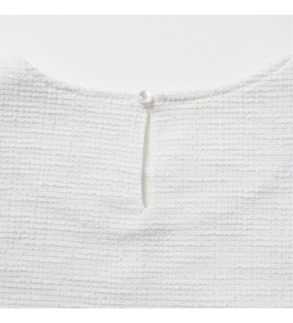 RANAN（ラナン）の「裾レースツイードチュニック（チュニック）」｜詳細画像