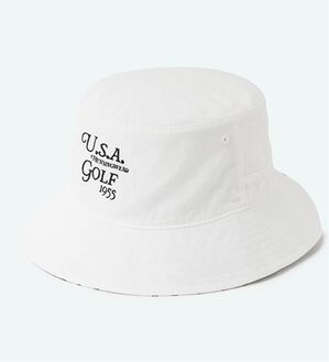 「＜マンシングウェア＞【ＵＮＩ－ＳＥＸ】リバーシブルバケットハット（メンズ帽子）」｜ホワイト