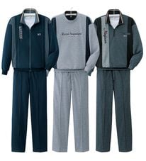 「お買得！毎日活躍ホームスーツ上下セット（メンズルームウェア）」