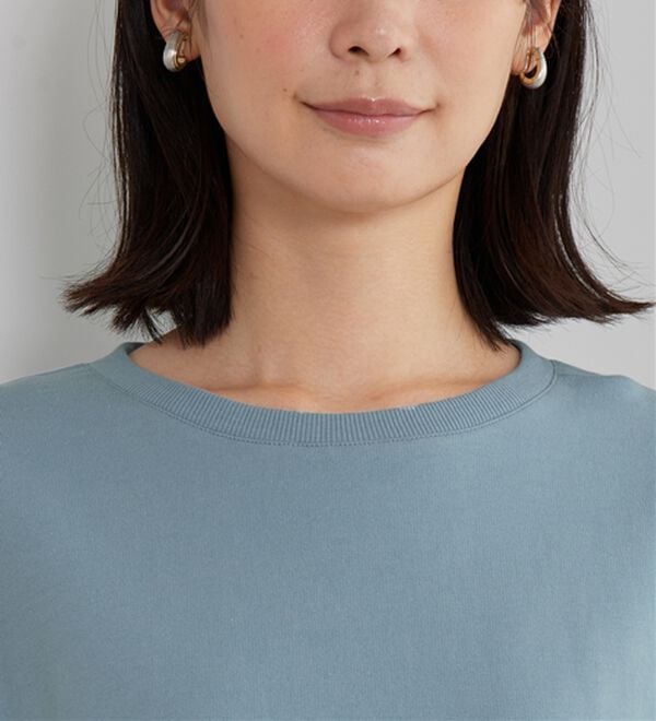 BELLUNA（ベルーナ）の「裏毛素材レイヤード風チュニック（チュニック）」｜詳細画像