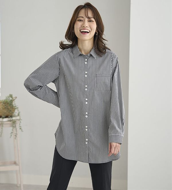 BELLUNA（ベルーナ）の「アイロンいらずの形態安定シャツ（シャツ）」｜詳細画像