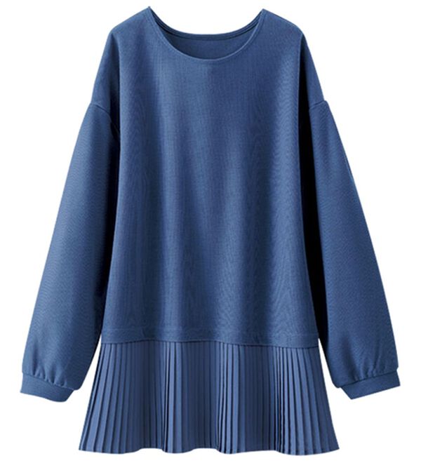 BELLUNA（ベルーナ）の「かのこ素材裾プリーツプルオーバー（カットソー）」｜詳細画像