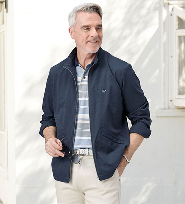 「＜ゴールデンベア＞風そよぐスタンド衿ブルゾン（メンズブルゾン）」｜詳細画像