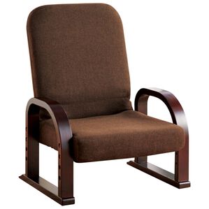 「【４／３０まで早割】高さ選べる座椅子シリーズ（座椅子）」｜ブラウン