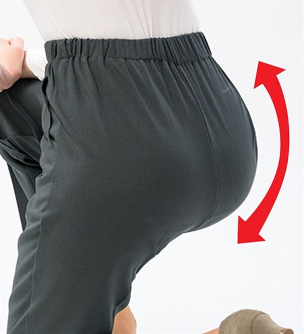 ルフラン（ルフラン）の「【３本組】日本製新お手入れラク！上品パンツ（フルレングスパンツ）」｜詳細画像