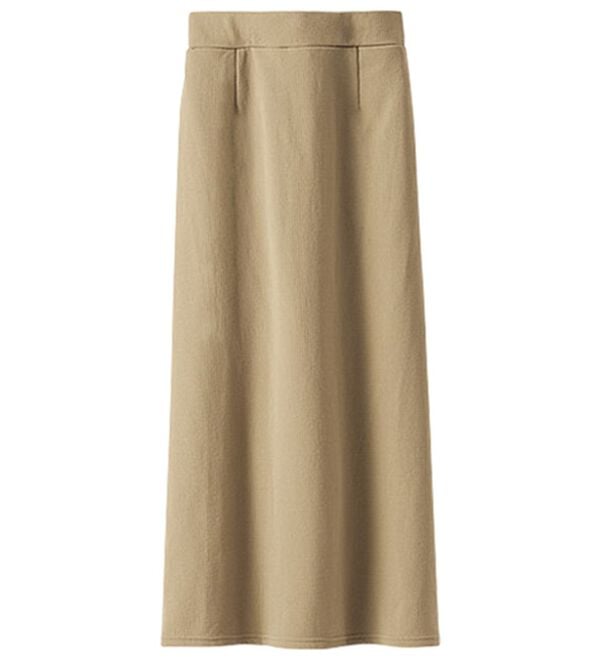 BELLUNA（ベルーナ）の「裏起毛素材ふくれジャカードナロースカート（ロングスカート）」｜詳細画像