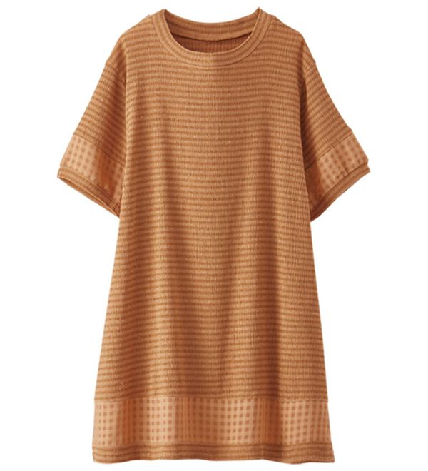 BELLUNA（ベルーナ）の「さらっとした着心地！涼感シアー使いチュニック（チュニック）」｜詳細画像