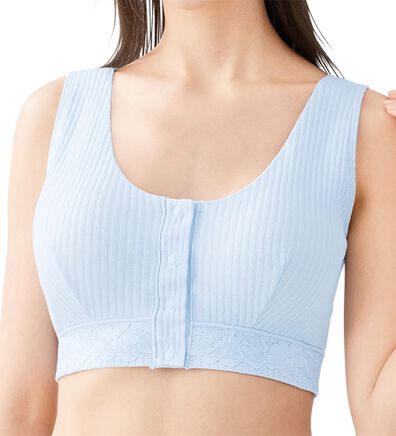 「【３色組】レースが肌に当たらない前あきブラ（ブラジャー）」