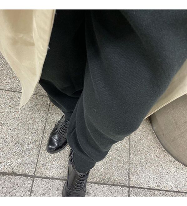 RANAN（ラナン）の「テーパードニットパンツ（フルレングスパンツ）」｜詳細画像