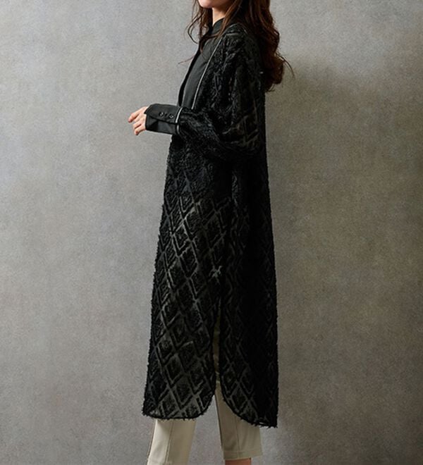 RANAN（ラナン）の「シアージャカードシャツワンピース（シャツワンピース）」｜詳細画像