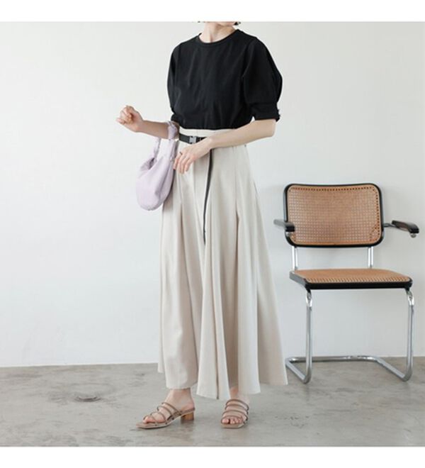 GeeRA（ジーラ）の「ワークベルト付フレアースカート（ロングスカート）」｜詳細画像