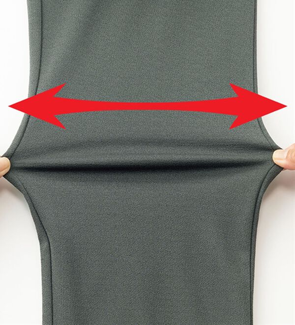 ルフラン（ルフラン）の「【３本組】やわらか裏起毛ちりめんパンツ（フルレングスパンツ）」｜詳細画像