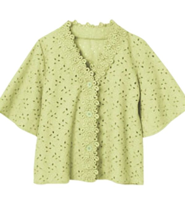 RANAN（ラナン）の「レースコンビブラウス（ブラウス）」｜詳細画像