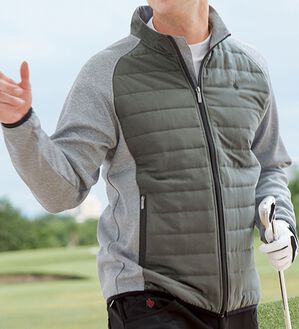 「＜ポロ・ビーシーエス＞キルト切替アクティブジャケット（メンズジャケット）」｜詳細画像