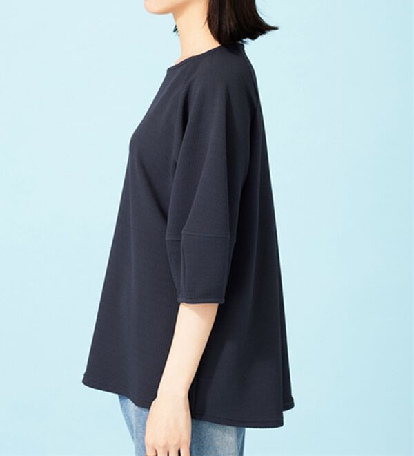 BELLUNA（ベルーナ）の「ポコポコ素材ランタンスリーブプルオーバー（カットソー）」｜詳細画像