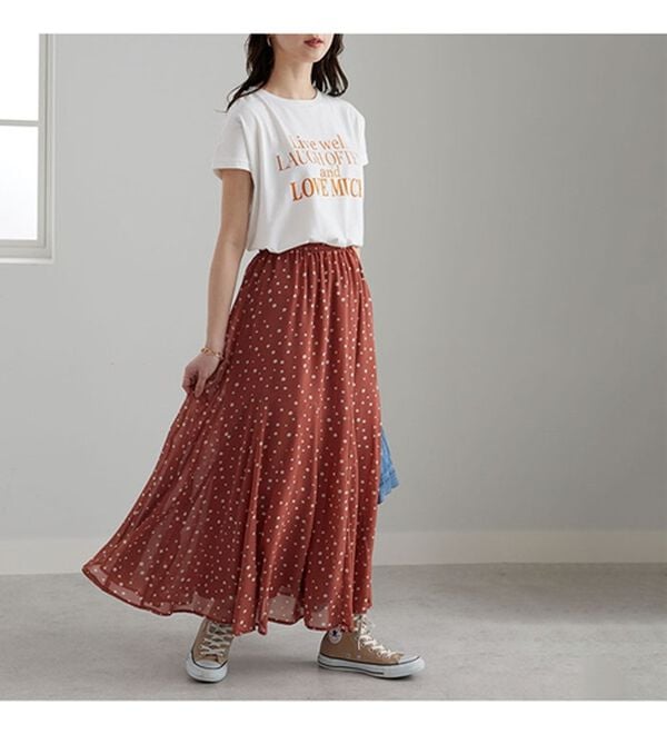 GeeRA（ジーラ）の「切替フレアーロングスカート（ロングスカート）」｜詳細画像