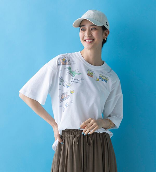 「＜Ｄｉｓｎｅｙ＞綿混素材ゆるっとＴシャツ（カットソー）」｜詳細画像