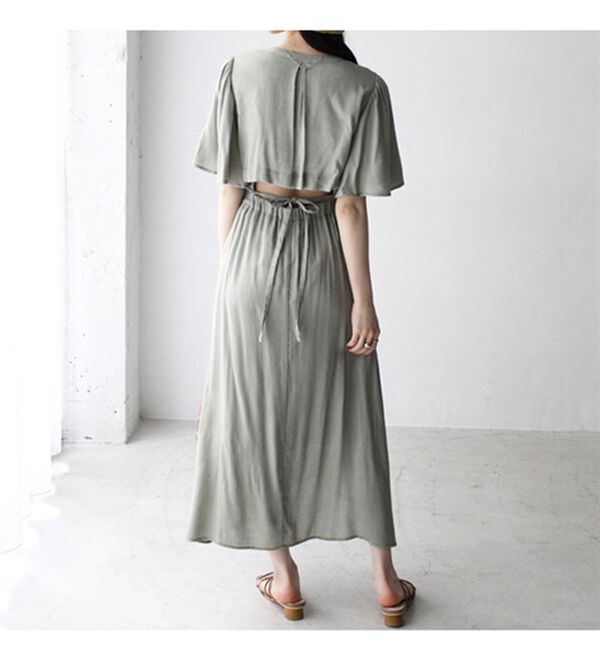 GeeRA（ジーラ）の「バックオープンロングワンピース（ロングワンピース）」｜詳細画像