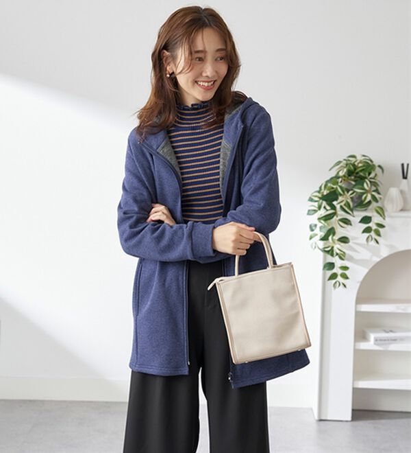 BELLUNA（ベルーナ）の「まるで着る毛布！静電防止付裏ファーブルゾン（その他カーディガン）」｜詳細画像