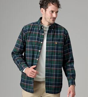 「＜ポロ・ビーシーエス＞裏ボアチェックシャツ（メンズシャツ）」｜詳細画像