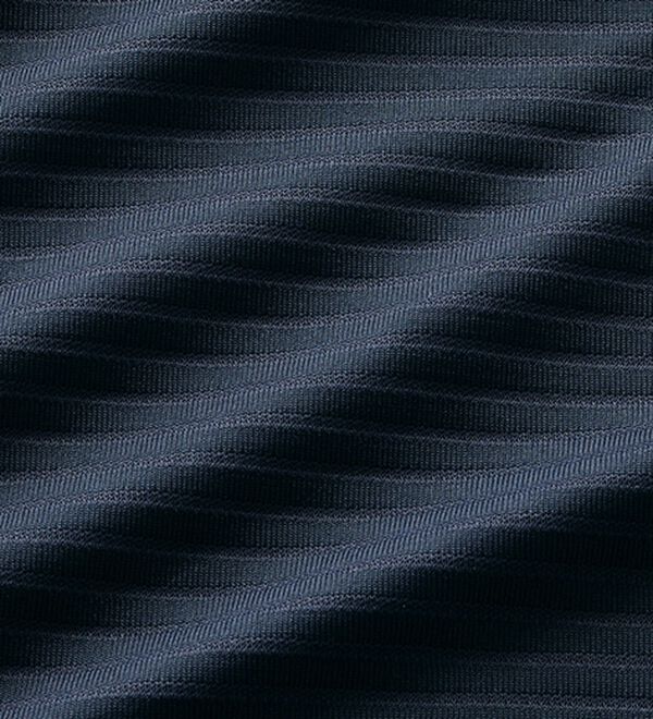 「＜クロコダイル＞接触冷感シャドーボーダーポロ（メンズポロシャツ）」｜詳細画像