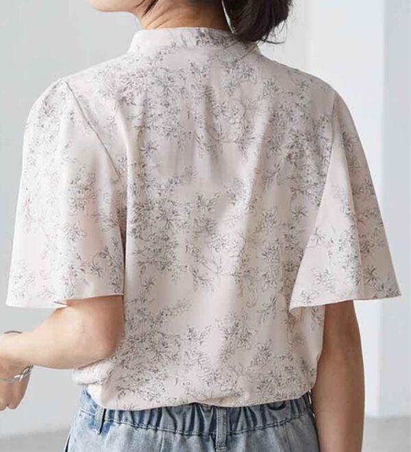 RANAN（ラナン）の「【新色追加】ひんやり！ピンタックフレアー袖ブラウス（ブラウス）」｜詳細画像