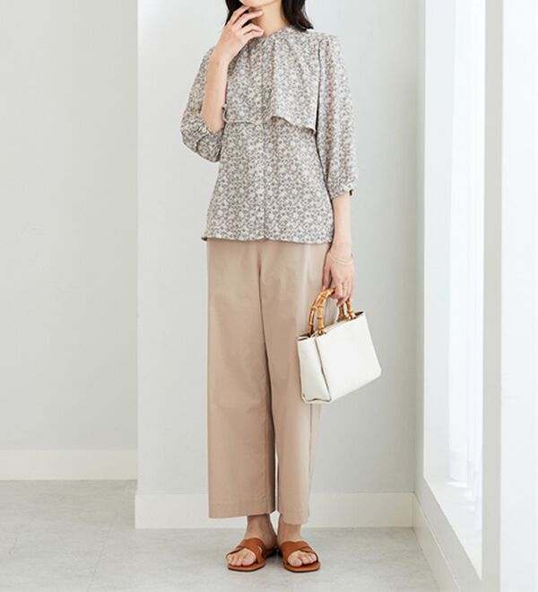 BELLUNA（ベルーナ）の「ケープ風デザインブラウス（ブラウス）」｜詳細画像