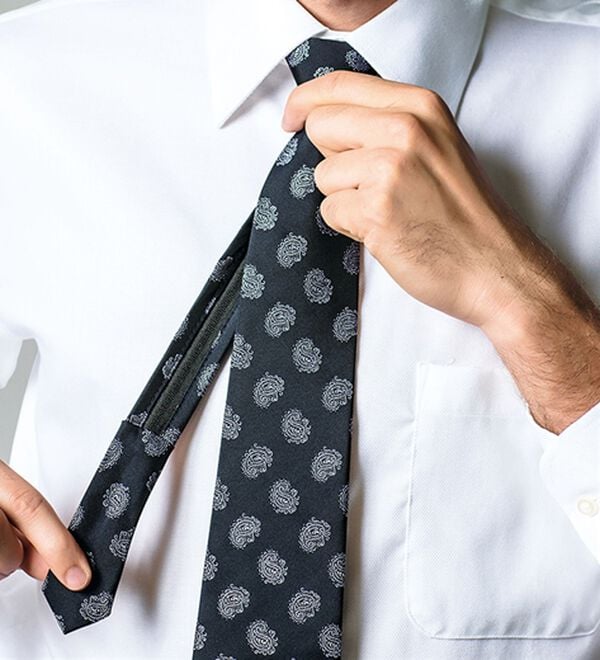 「【３本組】ワンタッチ簡単ジッパーネクタイ（ビジネスファッション小物）」｜詳細画像