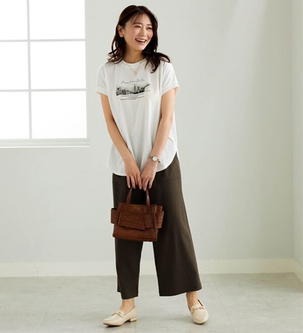 BELLUNA（ベルーナ）の「サラリ綿混！ゆったりドルマンプルオーバー（カットソー）」｜詳細画像