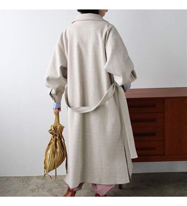 GeeRA（ジーラ）の「ポケットデザインステンカラーコート（ロングコート）」｜詳細画像