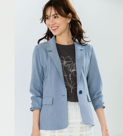 BELLUNA（ベルーナ）の「＜楽スタフィット＞テーラードジャケット（テーラードジャケット）」