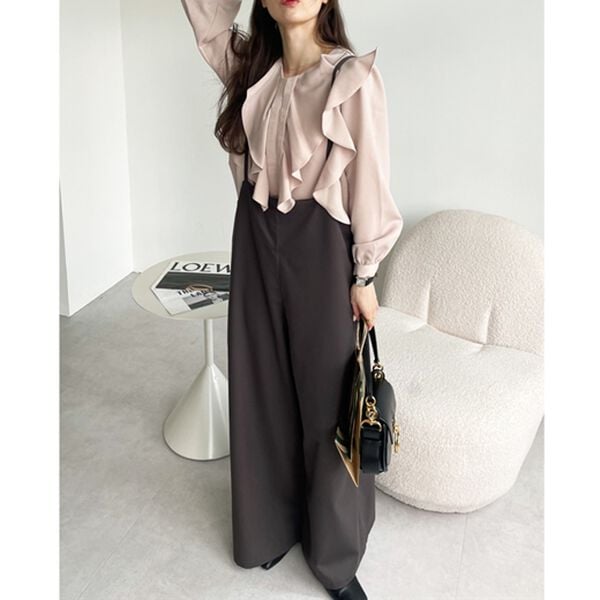 GeeRA（ジーラ）の「サロペットワイドパンツ（オールインワン）」｜詳細画像