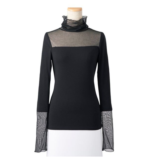 YU'NOW（ユナウ）の「【吸湿発熱】【抗菌防臭】ハイネックシアーインナー（肌着・インナーウェア）」｜詳細画像