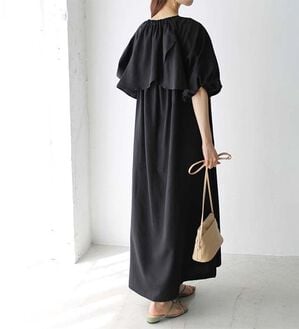 GeeRA（ジーラ）の「バックケープワンピース（その他ワンピース）」｜詳細画像