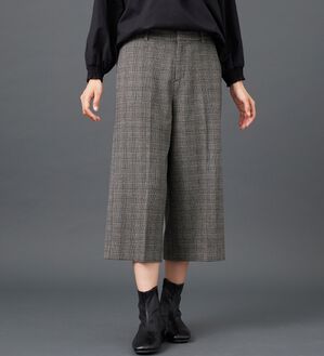 BELLUNA（ベルーナ）の「サマ見え（スーパーウォーム）ウール調センタープレスクロップドパンツ（クロップドパンツ）」｜詳細画像