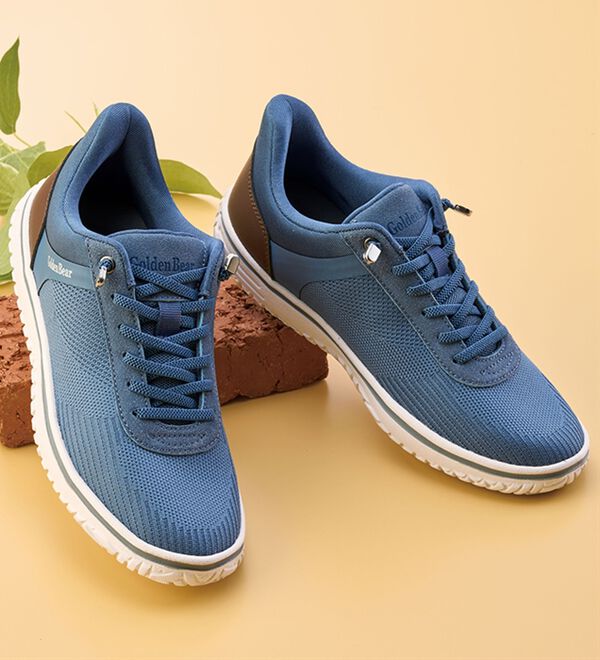 「＜ゴールデンベア＞立ったまま履ける楽ｉｎニットスニーカー（スニーカー）」｜詳細画像