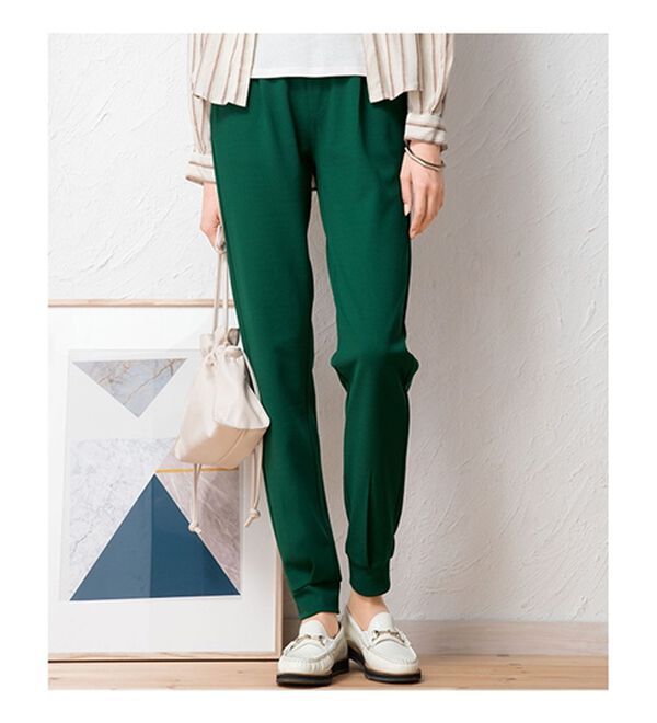 ルフラン（ルフラン）の「【３本組】ストレッチ素材ゆったりタックパンツ（フルレングスパンツ）」｜詳細画像