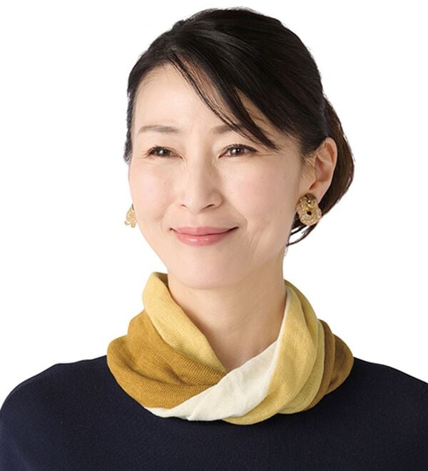 「日本製　綿麻ＵＶスヌード（その他ファッション小物）」｜詳細画像