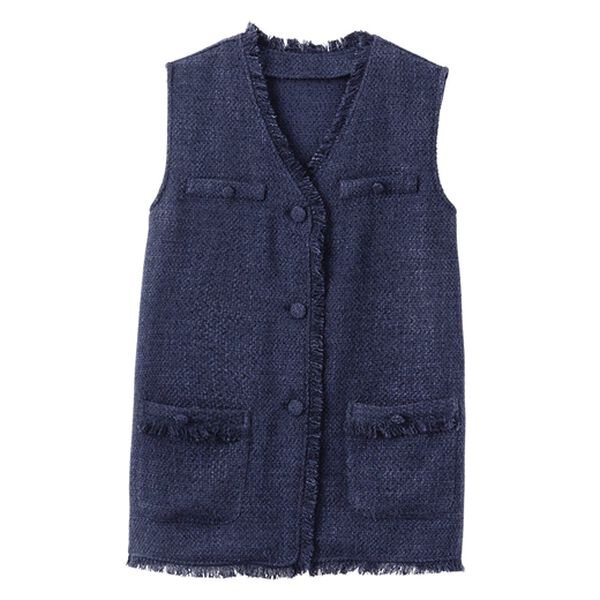 RANAN（ラナン）の「サマーツイードロングベスト（ベスト）」｜詳細画像