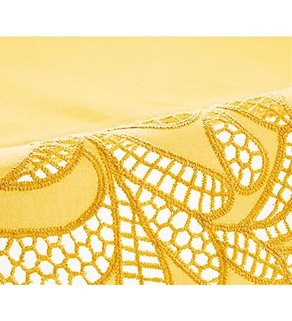 BELLUNA（ベルーナ）の「リーフ柄レース切替シャツチュニック（チュニック）」｜詳細画像