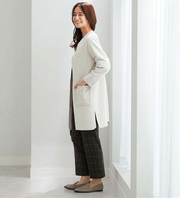 BELLUNA（ベルーナ）の「フェイクスエード切替デザインジャケット（その他ジャケット）」｜詳細画像