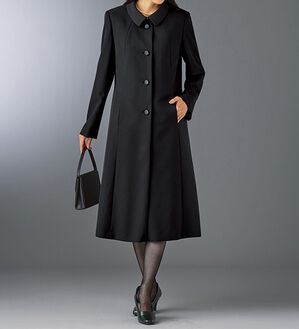 BELLUNA（ベルーナ）の「はっ水加工フォーマルコート（ライナー付）（ブラックフォーマル（喪服・礼服））」｜詳細画像