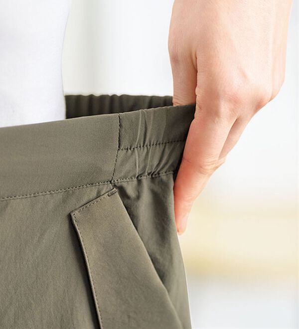 BELLUNA（ベルーナ）の「サラもちライト！快適ドロストワイドパンツ（ワイドパンツ・ガウチョ）」｜詳細画像