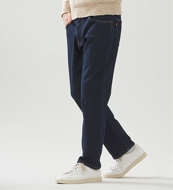 「＜ホカロン＞ポカポカ快適ジーンズ（メンズデニムパンツ）」｜詳細画像